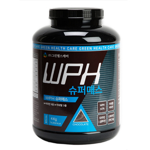 WPH 슈퍼매스 4kg 체중증가 에너지공급 보충제